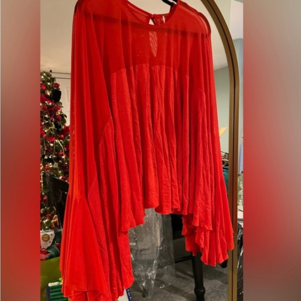Red free people top